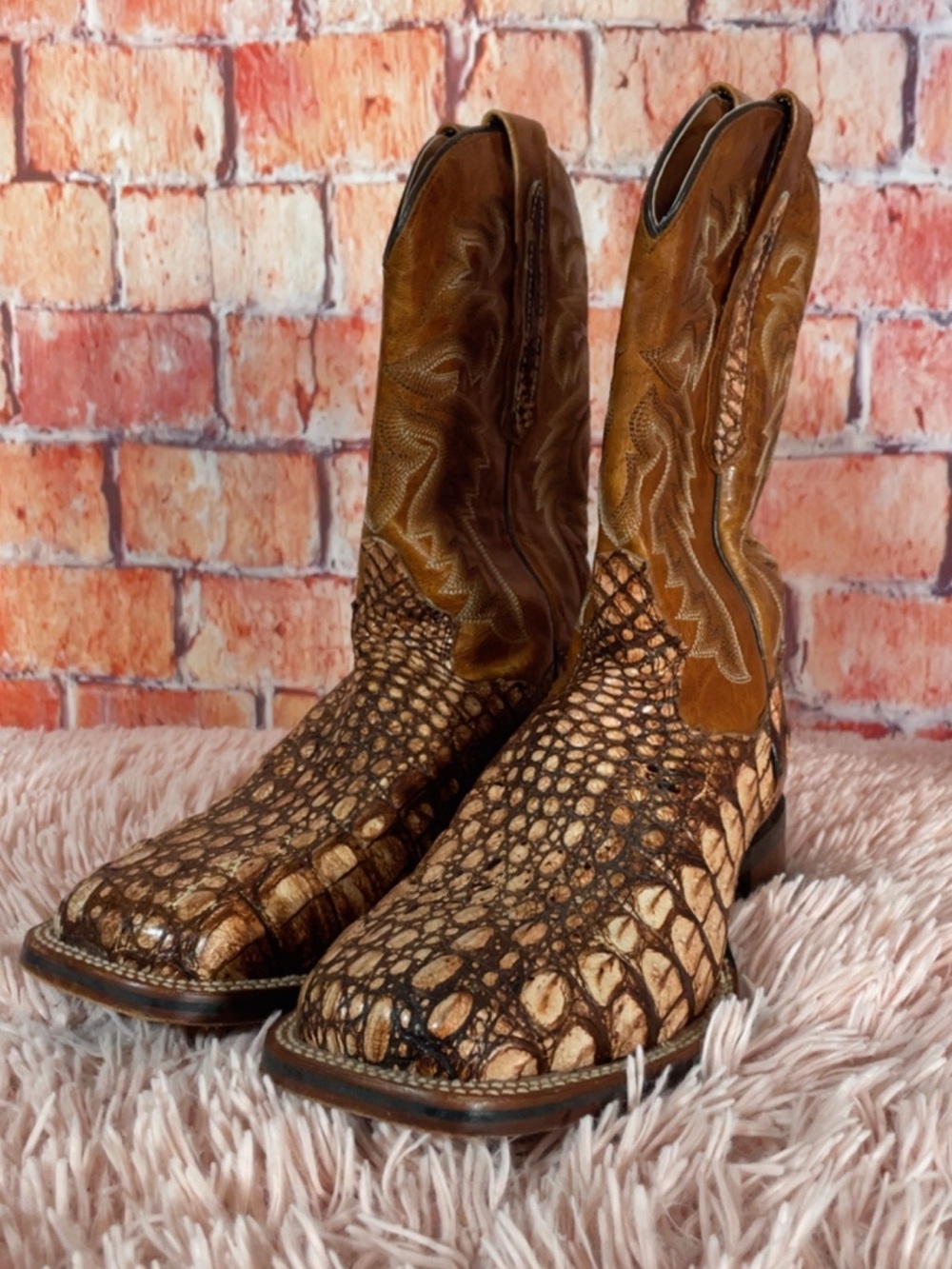 Dan Post Tan Leather Western Boots
